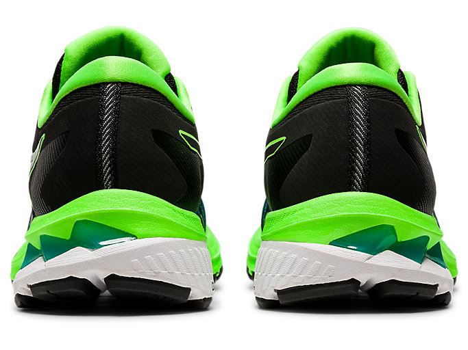 Black / Green Asics GEL-KAYANO 27 GS Kids' Sneakers | XVZL1003