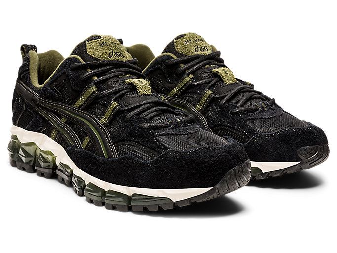 Black / Green Asics GEL-NANDI 360 Men's Sneakers | CKNR7413