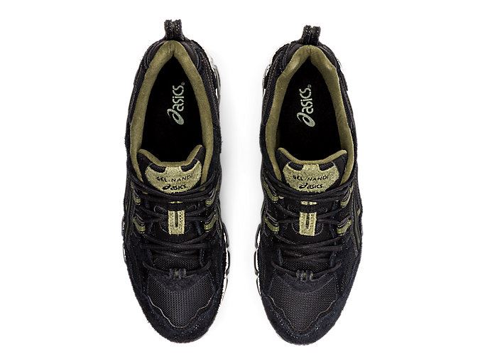 Black / Green Asics GEL-NANDI 360 Men's Sneakers | CKNR7413