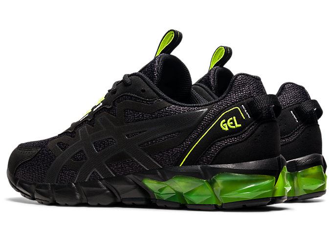 Black / Green Asics GEL-QUANTUM 90 3 Men's Sneakers | MWEU5116