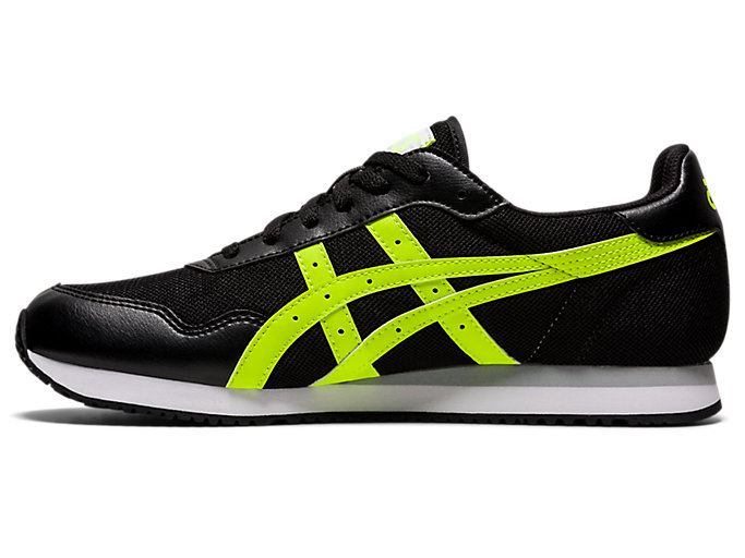 Black / Green Asics TIGER RUNNER Men's Sneakers | IBNC8239