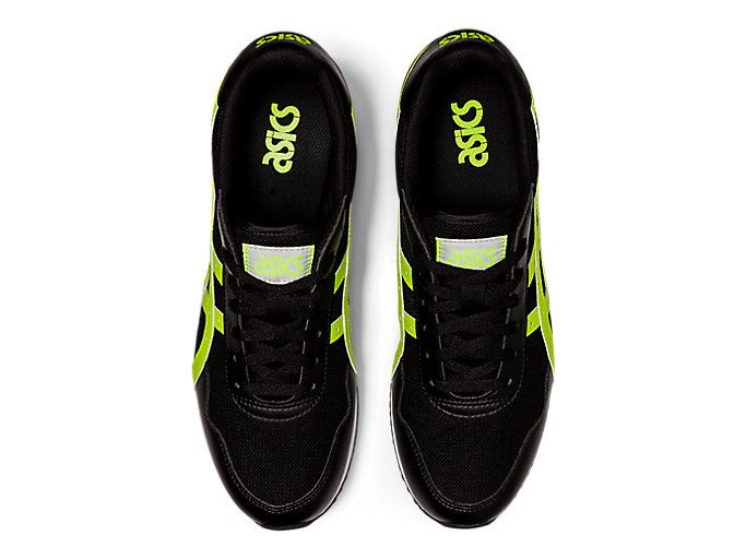 Black / Green Asics TIGER RUNNER Men's Sneakers | IBNC8239