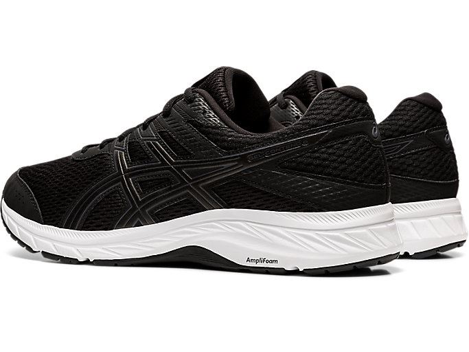 Black / Grey Asics GEL-CONTEND 6 Men's Running Shoes | KVVC7326