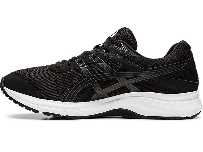 Black / Grey Asics GEL-CONTEND 6 Men's Running Shoes | KVVC7326