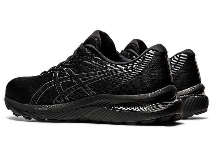 Black / Grey Asics GEL-CUMULUS 22 Men's Running Shoes | DCPD3376