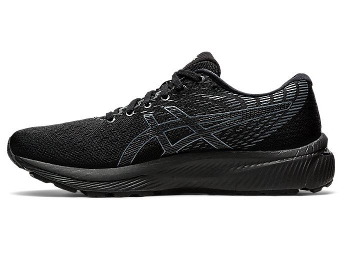 Black / Grey Asics GEL-CUMULUS 22 Men's Running Shoes | DCPD3376