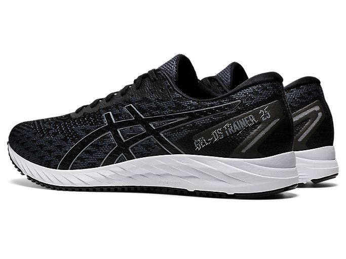 Black / Grey Asics GEL-DS Trainer 25 Men's Running Shoes | ATQU5420