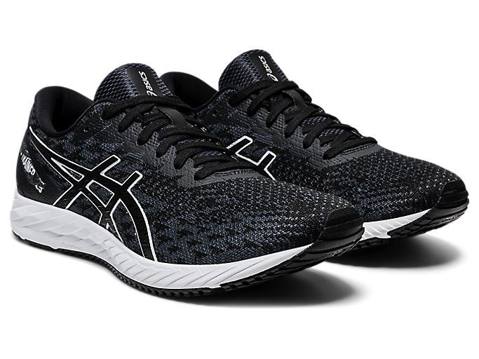 Black / Grey Asics GEL-DS Trainer 25 Women's Running Shoes | FVZQ8704