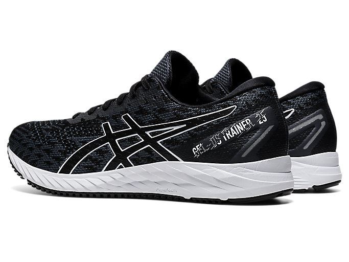 Black / Grey Asics GEL-DS Trainer 25 Women's Running Shoes | FVZQ8704