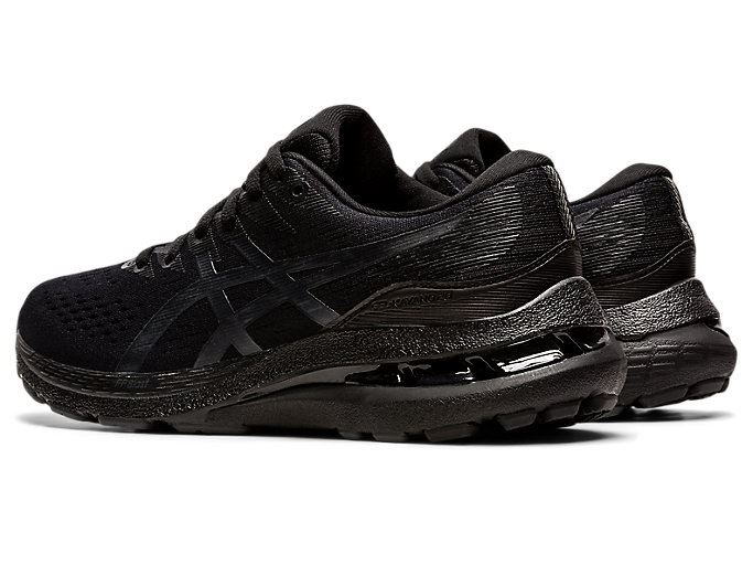 Black / Grey Asics GEL-KAYANO 28 GS Kids' Sneakers | UKTV9222