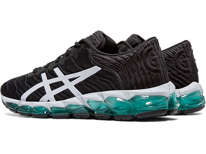 Black / Grey Asics GEL-QUANTUM 360 5 Women's Sneakers | HTES7543