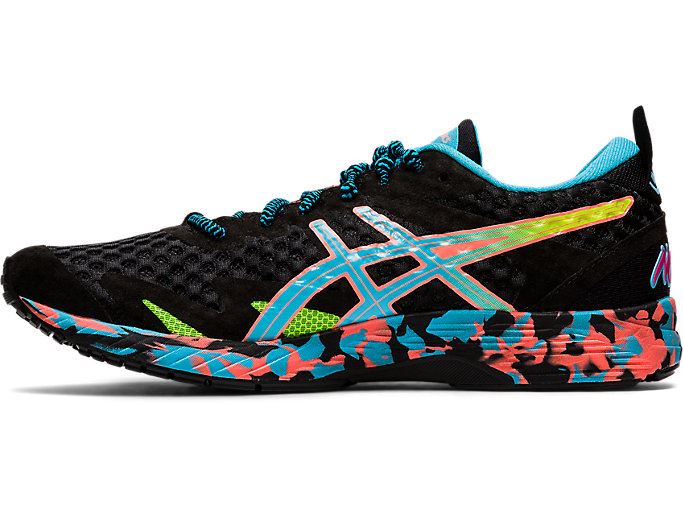 Black / Light Turquoise Asics GEL-NOOSA TRI 12 Women's Running Shoes | MHXZ5015