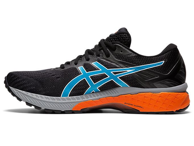 Black / Light Turquoise Asics GT-2000 9 TRAIL Men's Trail Running Shoes | BGPA2842