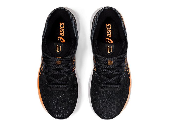 Black / Orange Asics EVORIDE 2 Women's Running Shoes | EIXU9323