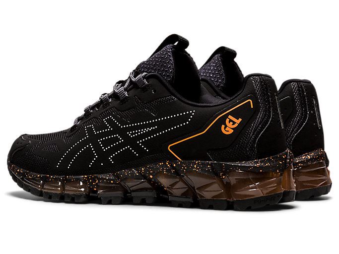 Black / Orange Asics GEL-QUANTUM 360 6 Women's Sneakers | MEIV6563