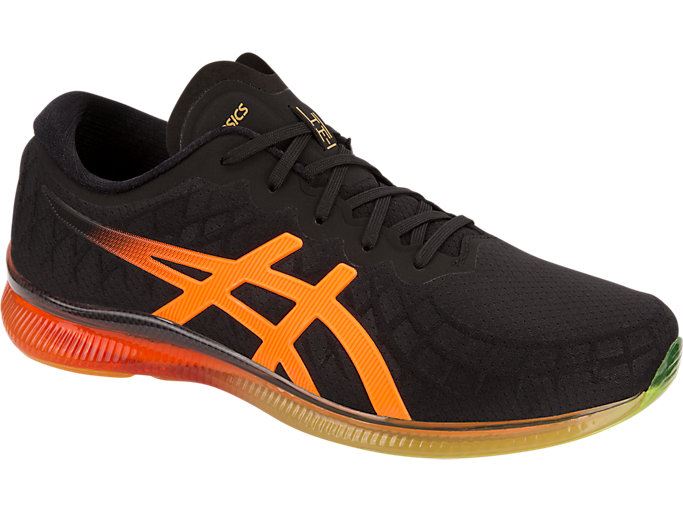 Black / Orange Asics GEL-QUANTUM INFINITY Men's Sneakers | PSGX2996