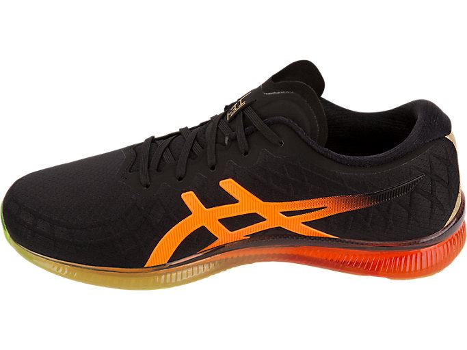 Black / Orange Asics GEL-QUANTUM INFINITY Men's Sneakers | PSGX2996