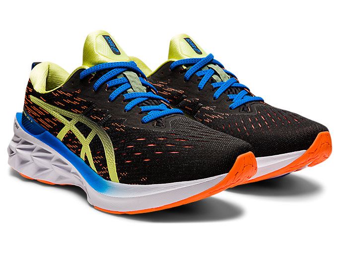 Black / Orange Asics NOVABLAST 2 Men's Running Shoes | HYNM9460