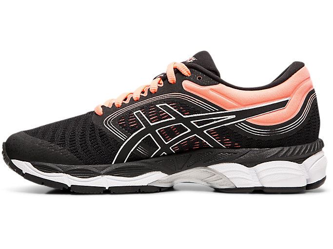 Black / Orange Coral Asics GEL-ZIRUSS 3 Women's Running Shoes | XXPT3233