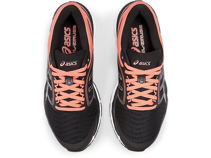 Black / Orange Coral Asics GEL-ZIRUSS 3 Women's Running Shoes | XXPT3233