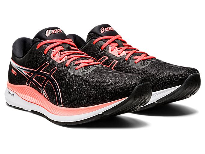 Black / Orange Red Asics EvoRide TOKYO Men's Running Shoes | DRKG8704