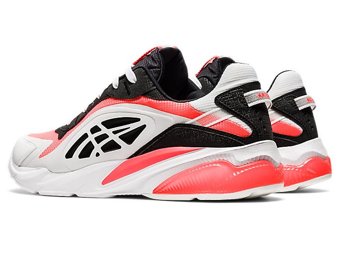 Black / Orange Red Asics GEL-MIQRUM Men's Sneakers | GWRU0640