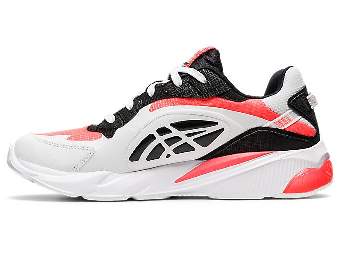 Black / Orange Red Asics GEL-MIQRUM Men's Sneakers | GWRU0640