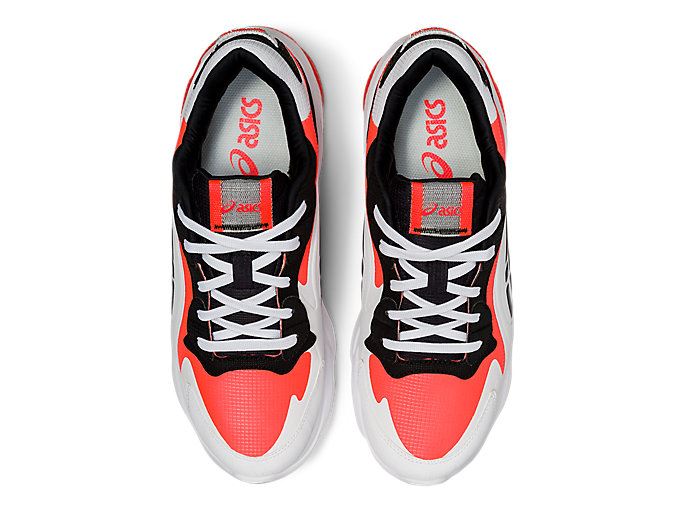 Black / Orange Red Asics GEL-MIQRUM Men's Sneakers | GWRU0640