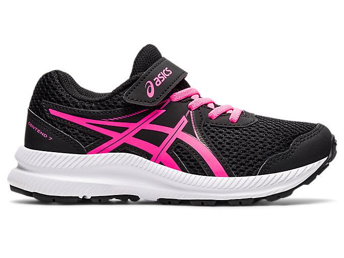 Black / Pink Asics CONTEND 7 PS Kids\' Sneakers | ZLTR6096