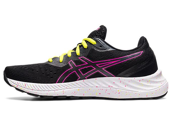 Black / Pink Asics GEL-EXCITE 8 Women's Running Shoes | LBYL9499