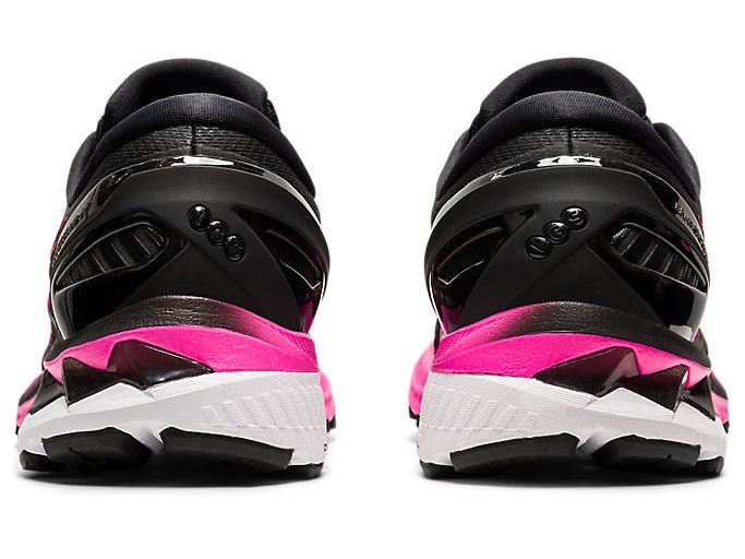 Black / Pink Asics GEL-KAYANO 27 Women's Running Shoes | OGRX6925