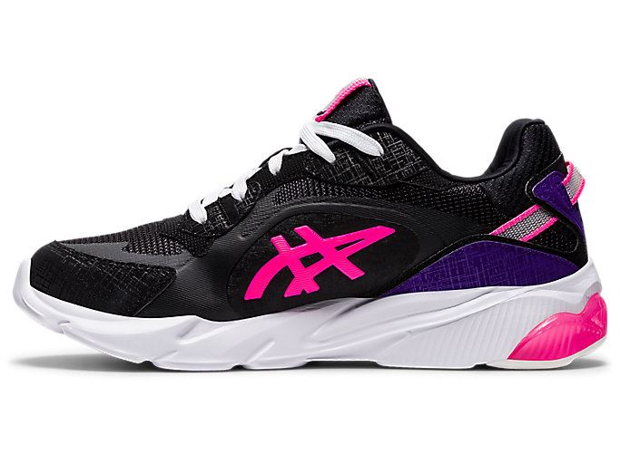 Black / Pink Asics GEL-MIQRUM Women's Sneakers | IIRS7877