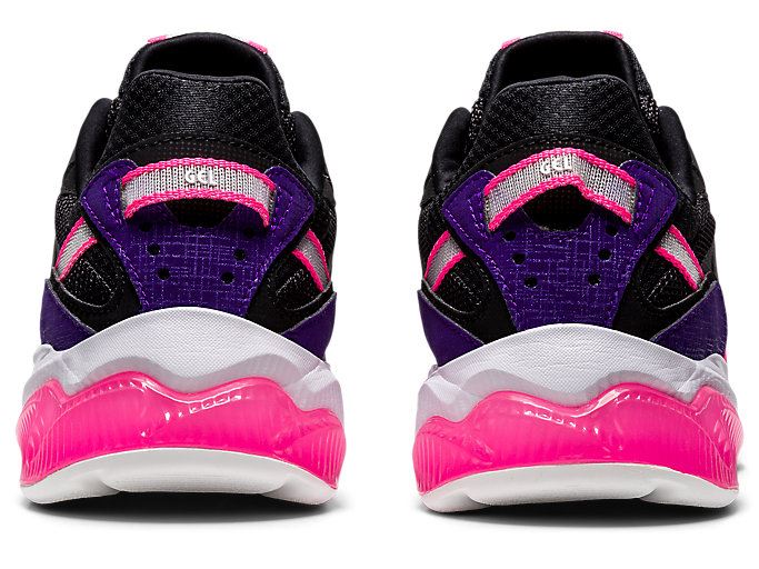 Black / Pink Asics GEL-MIQRUM Women's Sneakers | IIRS7877