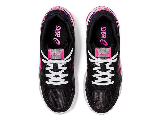 Black / Pink Asics GEL-MIQRUM Women's Sneakers | IIRS7877