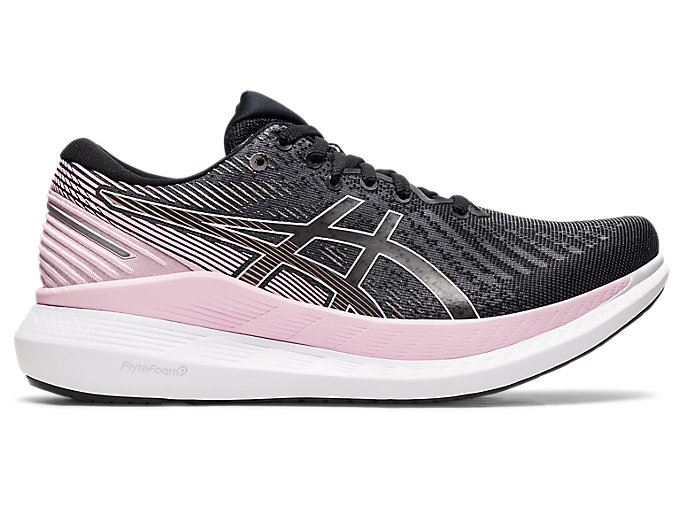 Black / Pink Asics GLIDERIDE 2 Women\'s Running Shoes | MABC4218