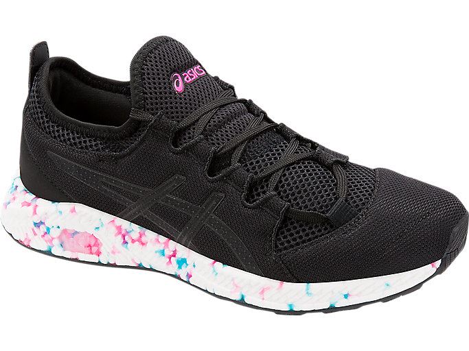 Black / Pink Asics HyperGEL-SAI Women's Sneakers | IXNC6178