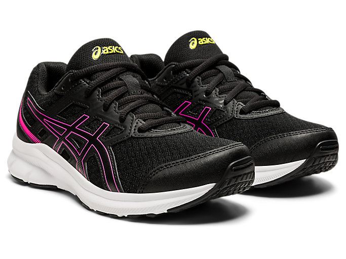 Black / Pink Asics JOLT 3 GS Kids' Sneakers | VNGO4669