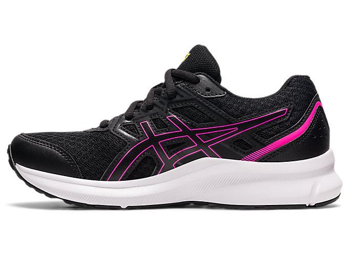 Black / Pink Asics JOLT 3 GS Kids' Sneakers | VNGO4669