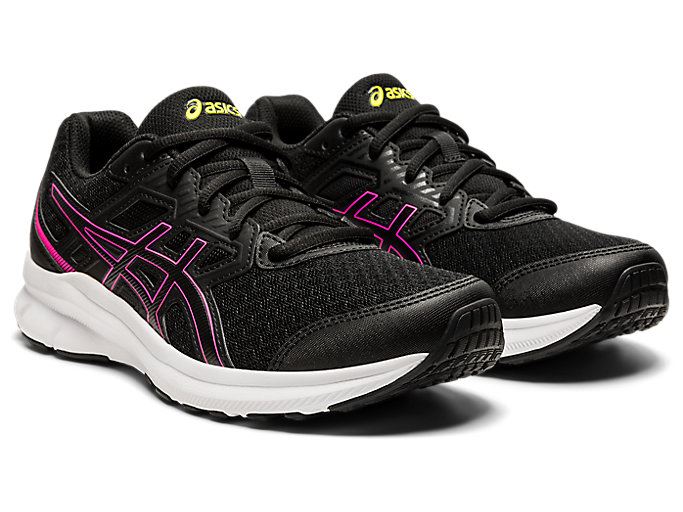 Black / Pink Asics JOLT 3 Women's Running Shoes | SIQO3798