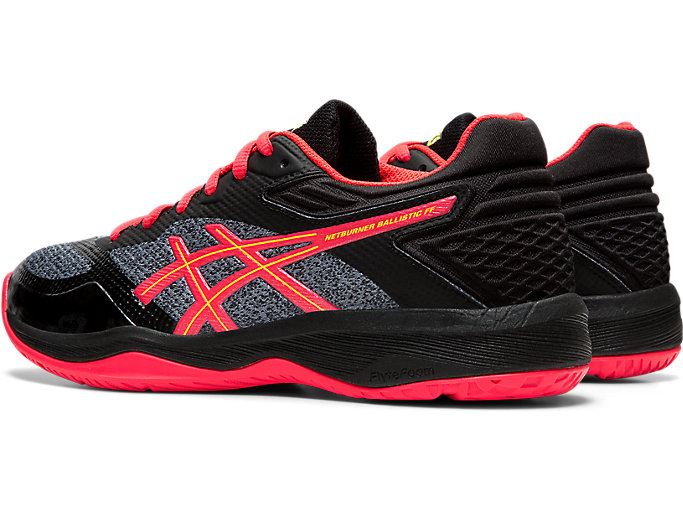 Black / Pink Asics Netburner Ballistic FF Women's Volleyball Shoes | SGSQ6388