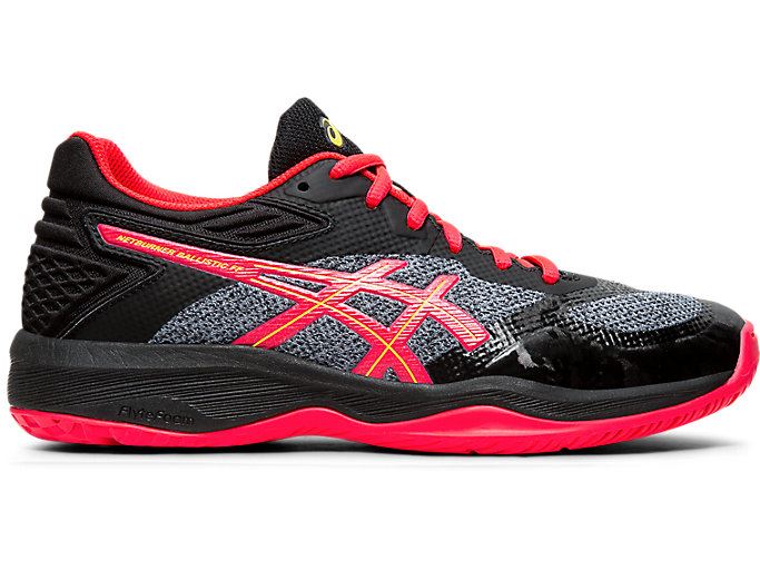 Black / Pink Asics Netburner Ballistic FF Women\'s Volleyball Shoes | SGSQ6388