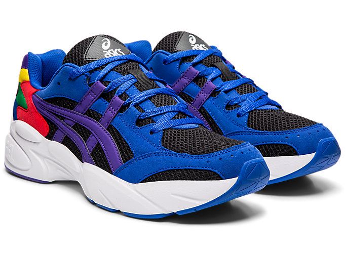 Black / Purple Asics GEL-BND Men's Sneakers | IHDJ7353