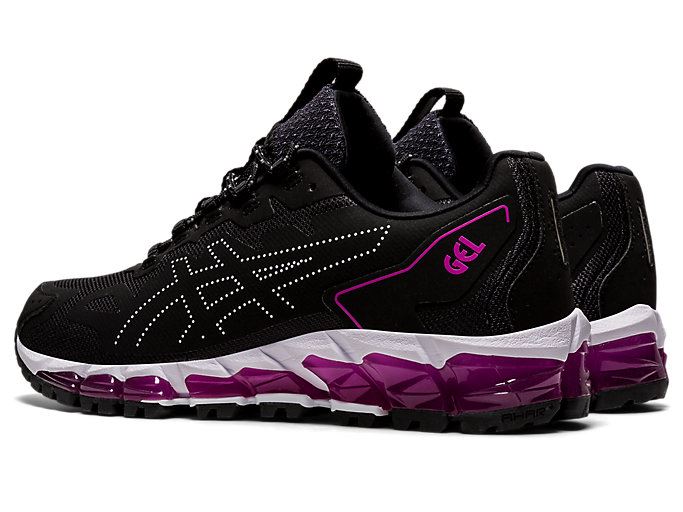 Black / Purple Asics GEL-QUANTUM 360 6 Women's Sneakers | WIVJ5230