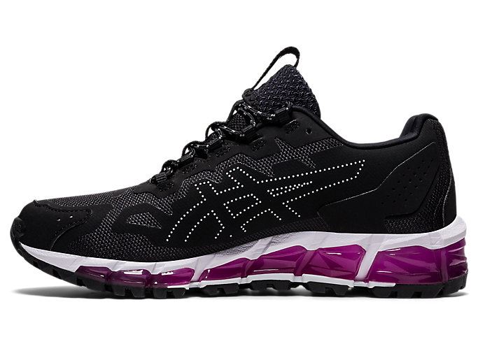 Black / Purple Asics GEL-QUANTUM 360 6 Women's Sneakers | WIVJ5230