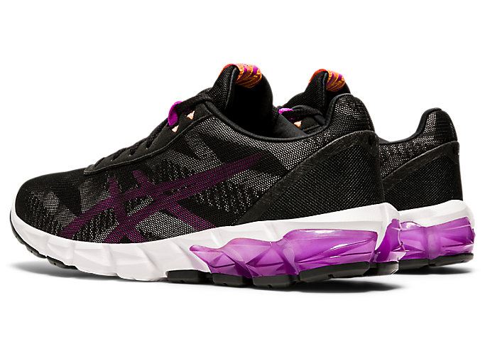 Black / Purple Asics GEL-QUANTUM 90 2 F Women's Sneakers | YRLX8764