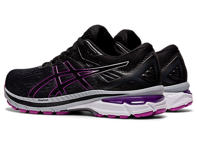 Black / Purple Asics GT-2000 9 G-TX Women's Running Shoes | LUEL4175