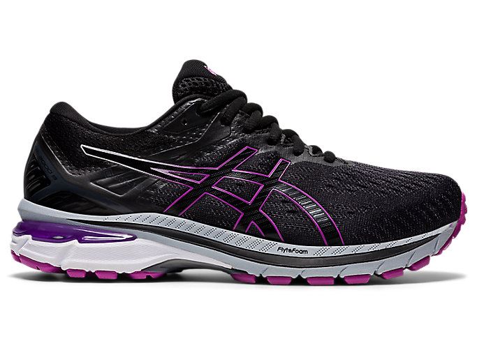 Black / Purple Asics GT-2000 9 G-TX Women\'s Running Shoes | LUEL4175