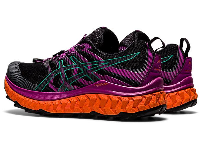 Black / Purple Asics TRABUCO MAX Women's Trail Running Shoes | CZXD1298