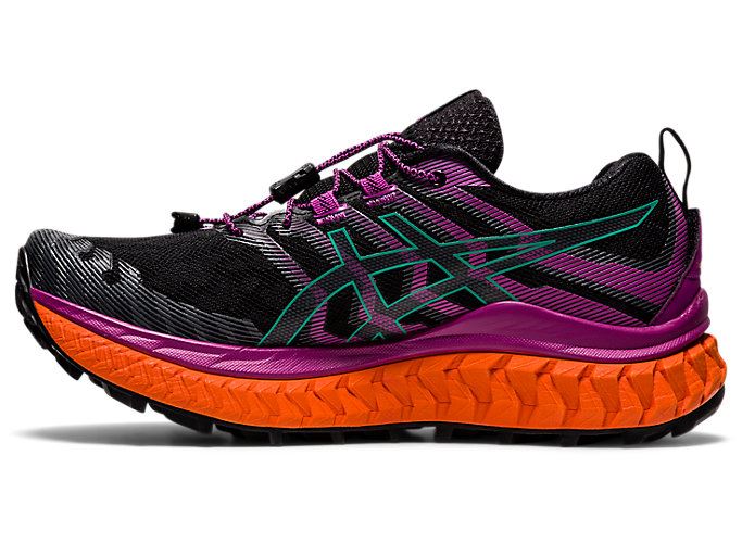 Black / Purple Asics TRABUCO MAX Women's Trail Running Shoes | CZXD1298