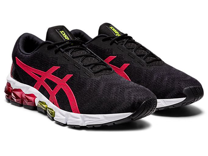 Black / Red Asics GEL-QUANTUM 180 5 Men's Sneakers | HBYH3379